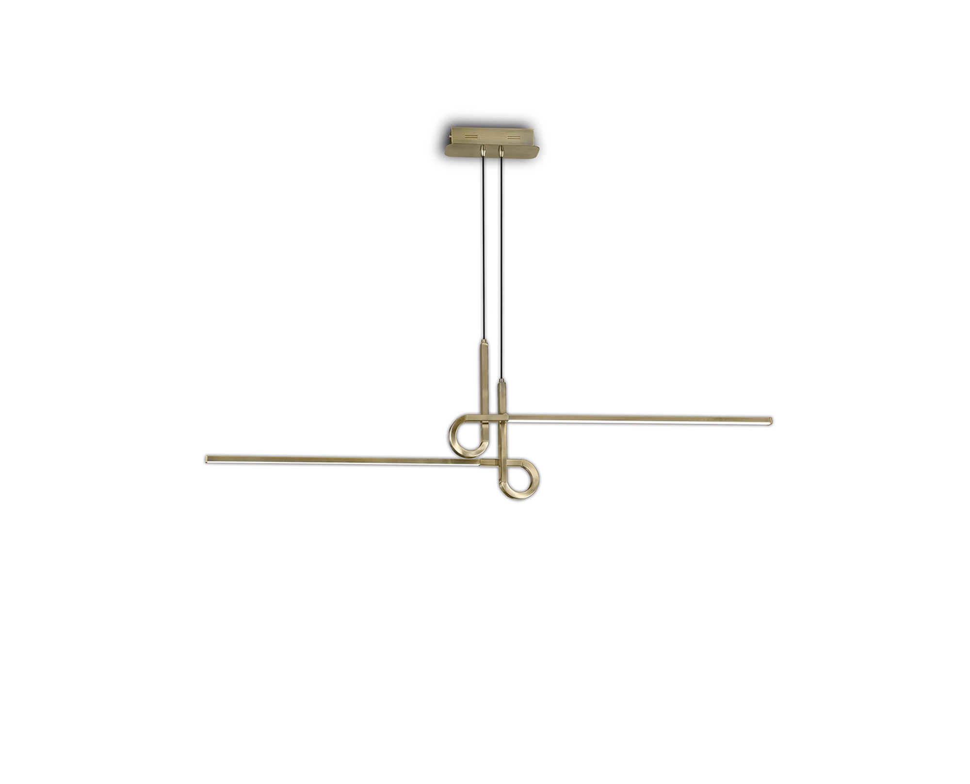 Cinto Antique Brass Ceiling Lights Mantra Linear Fittings